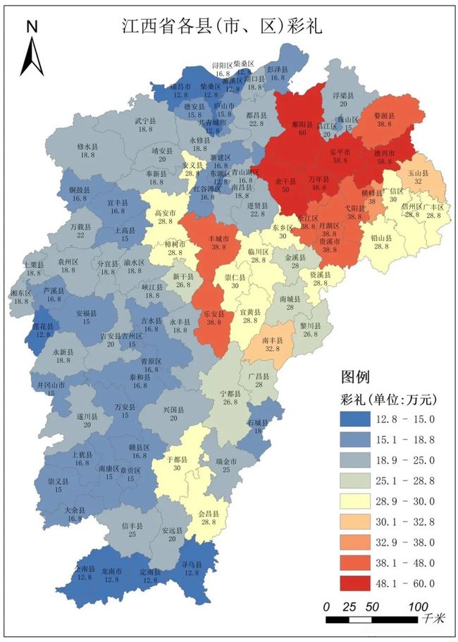 江西省最新地图概览